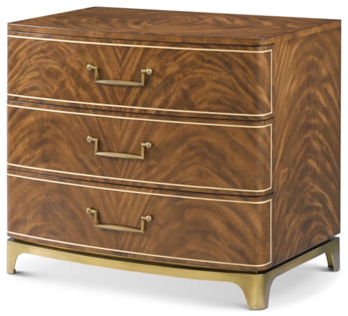 Traditional 3-Drawer Nightstand