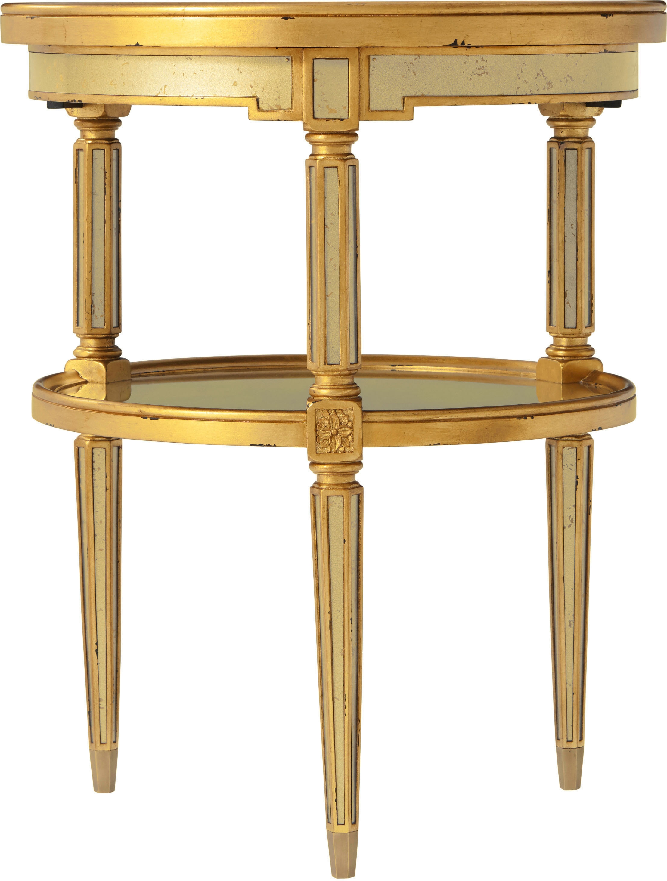 2-Tier Circular End Table