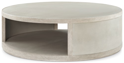 Maxwell Contemporary Round Cocktail Table