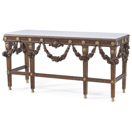 Welwyn Marble-Top Console Table
