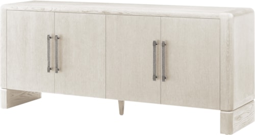 Contemporary Four-Door Sideboard with Anti-Tip Kit