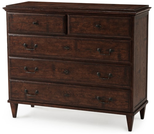 Traditional Axel 5-Drawer Chest of Drawers