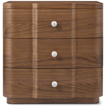 Coronet Walnut Small Nightstand