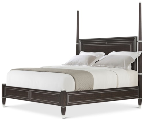 Contemporary King Poster Bed
