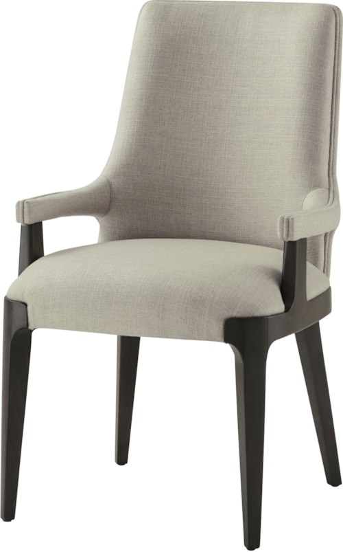 Contemporary Upholstered Dining Armchair