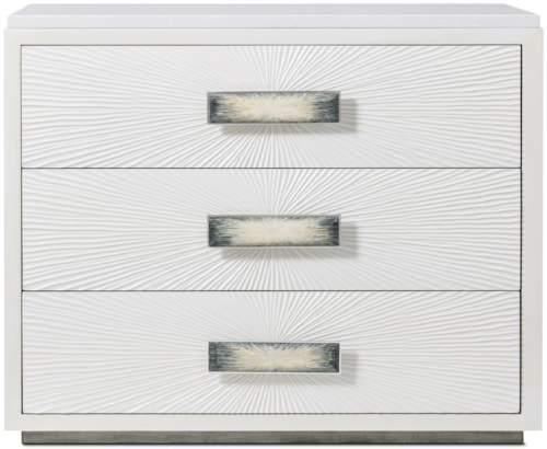 Mid-Century Modern 3-Drawer Nightstand