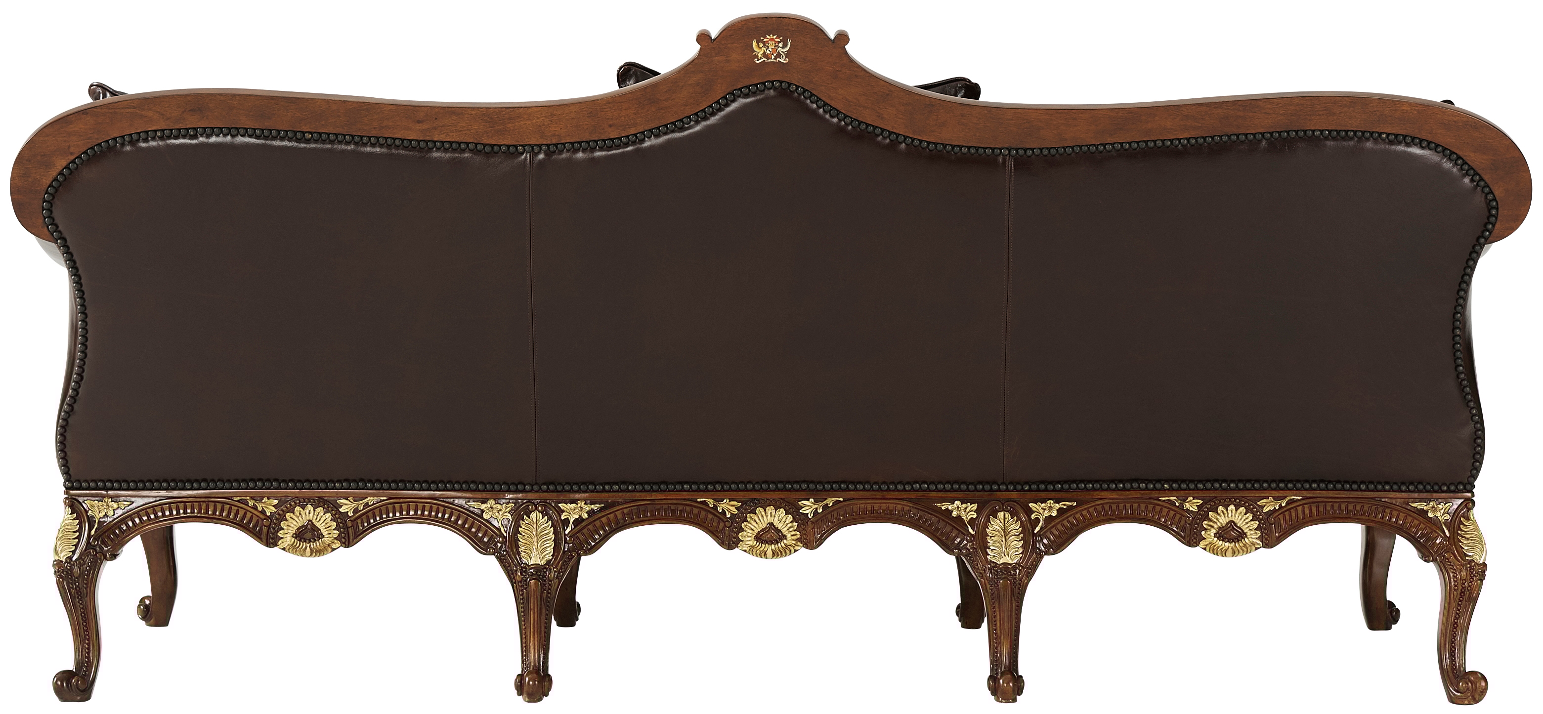 Theodore Alexander Althorp Living History The Spencer House Rolled-Arm Leather Sofa