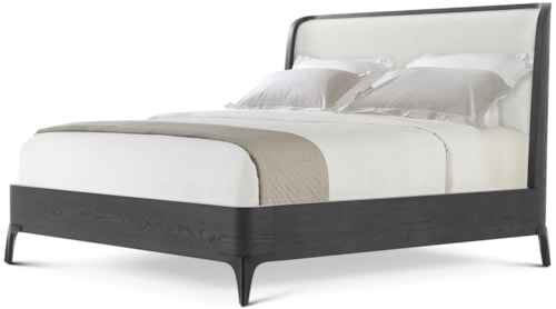 Modern Upholstered Headboard King Bed
