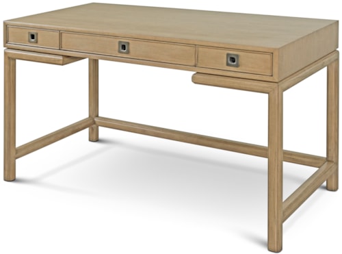 Transitional 3-Drawer Desk