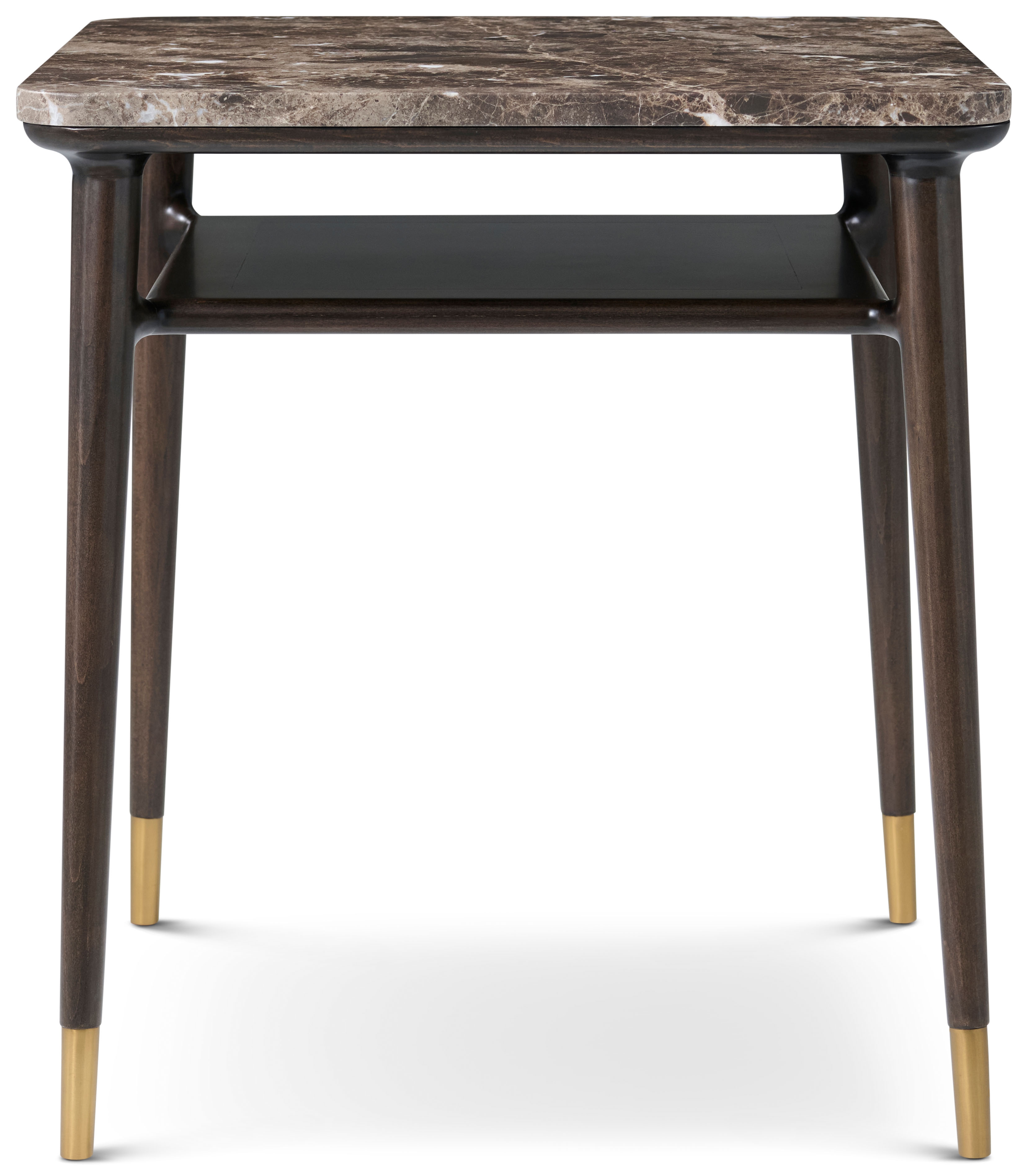 Theodore Alexander Spencer Green Park Ashburton Place Square Marble Top-Side Table