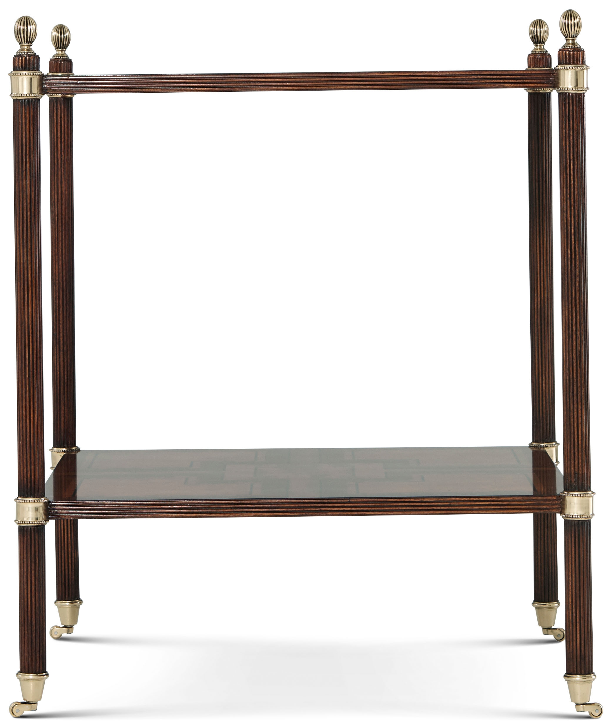 Theodore Alexander English Cabinet Maker Regency Tiers Side Table