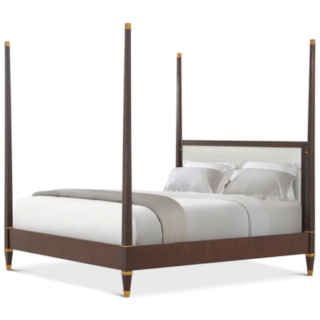 Markos Upholstered Poster US Queen Bed