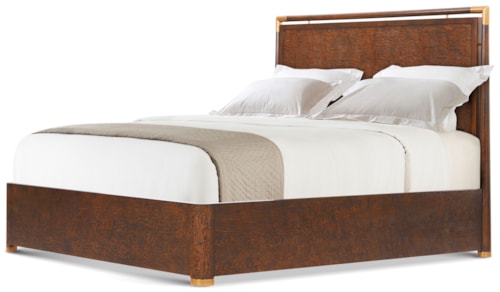 Contemporary King Panel Bed