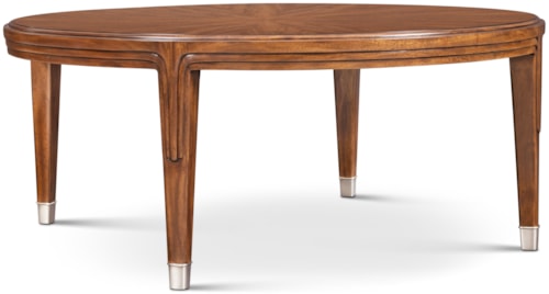 Dorchester Transitional Round Cocktail Table