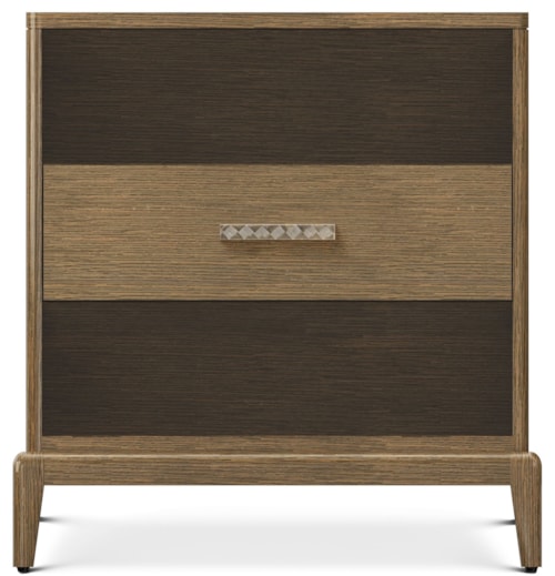 Modern Casual Open-Space Nightstand with Single Drawer