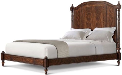 Traditional King Arched Poster Bed