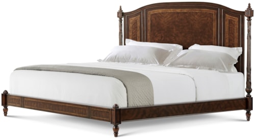 Traditional King Arched Poster Bed