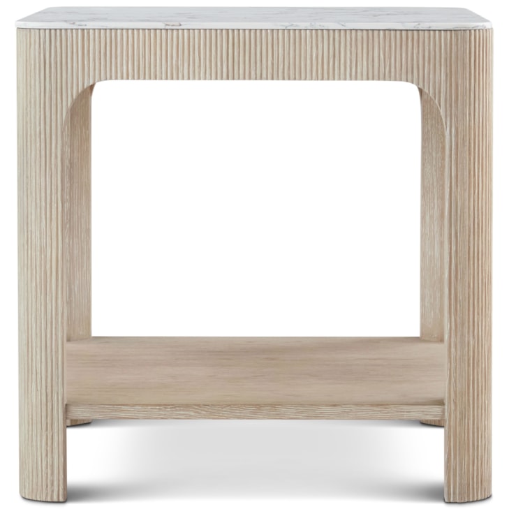 Theodore Alexander Horizon Horizon Square Quartz Side Table
