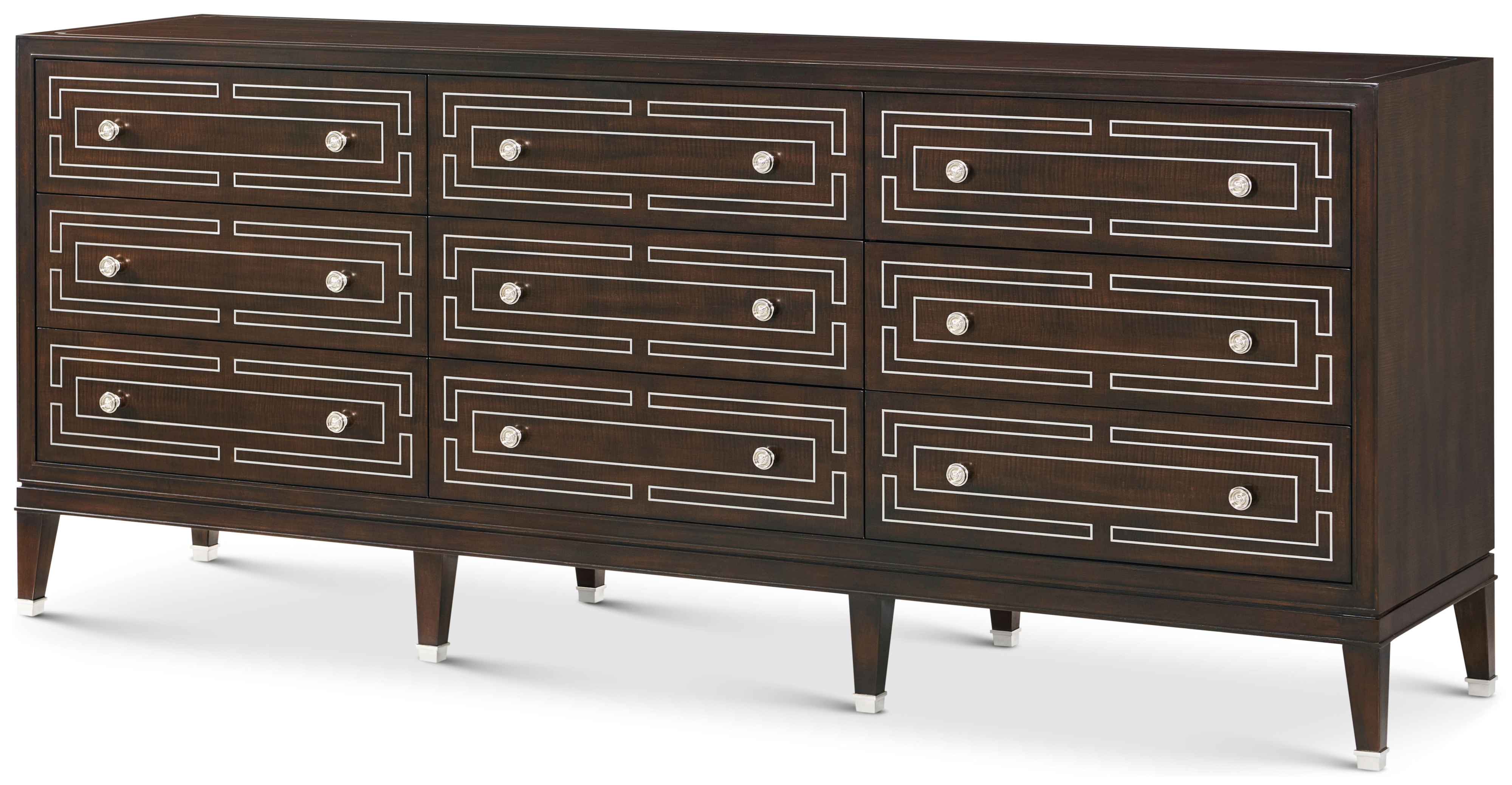 Contemporary 9-Drawer Dresser