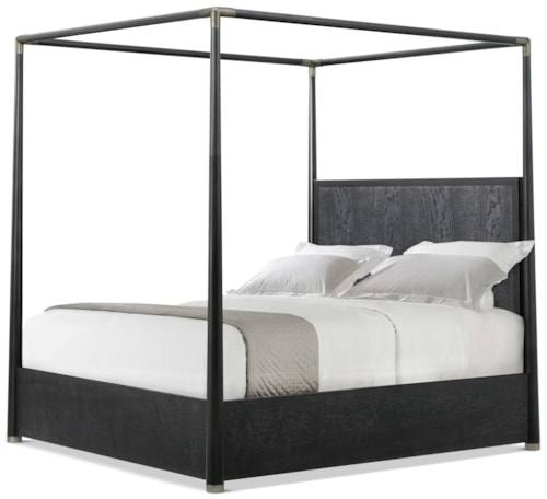 Contemporary Cal King Poster Bed