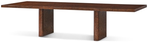 Contemporary Rectangular Dining Table with 2 Leaves