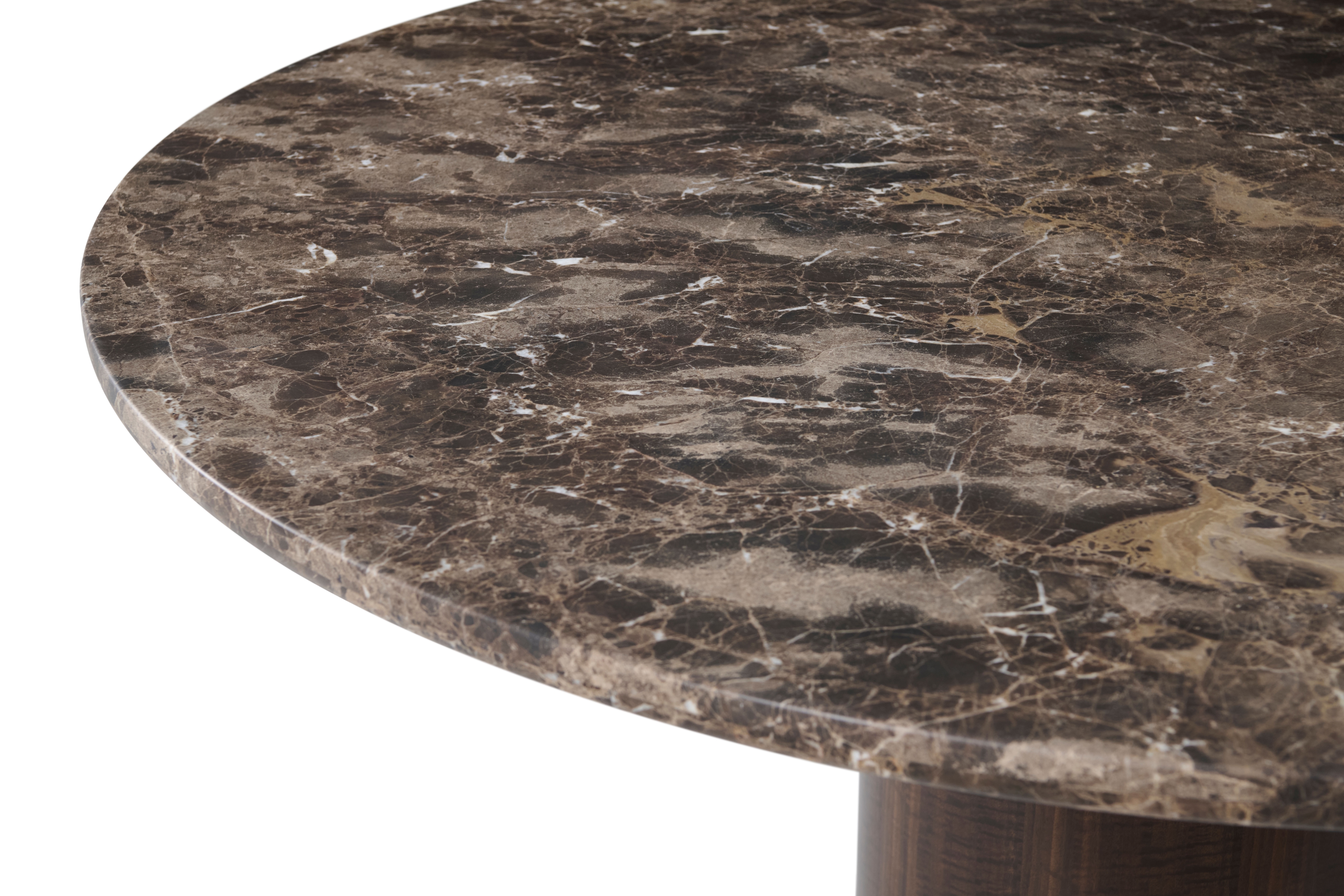 Theodore Alexander Spencer Green Park Belgravia 60" Rd. Marble-Top Dining Table