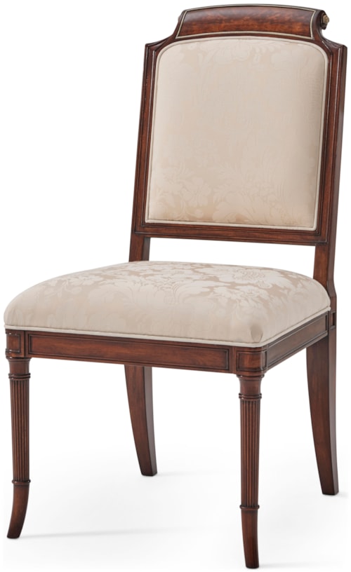 Transitional Upholstered Dining Side Chair