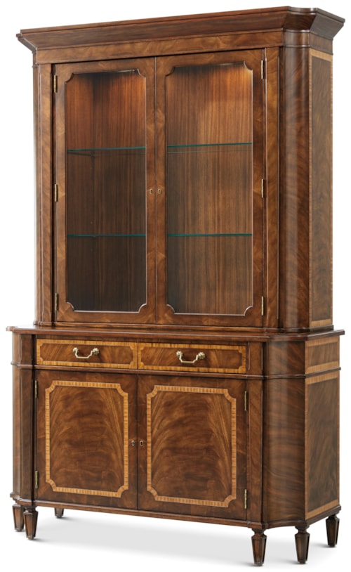 Traditional Display Cabinet with Abundant Storage