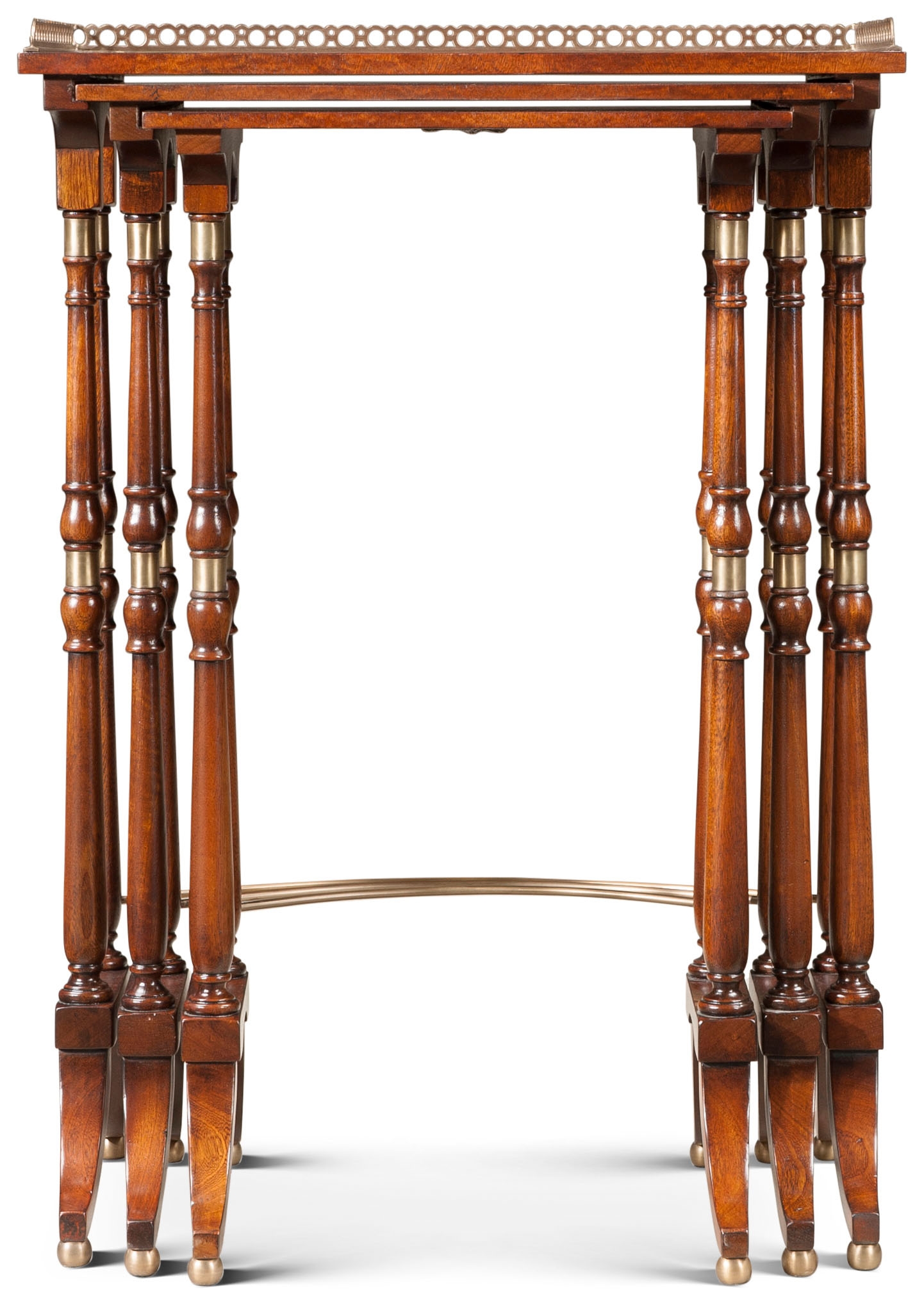 Theodore Alexander Althorp Living History The South Drawing Room Parquetry Nest Tables