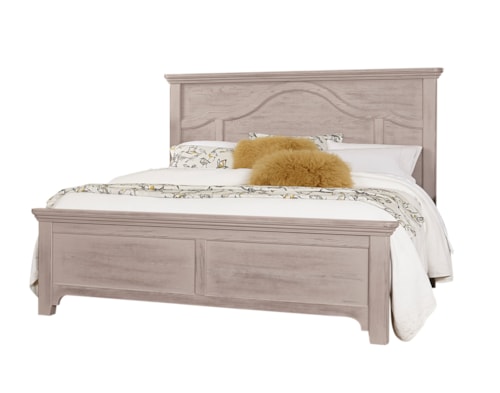 Transitional King Mantel Bed