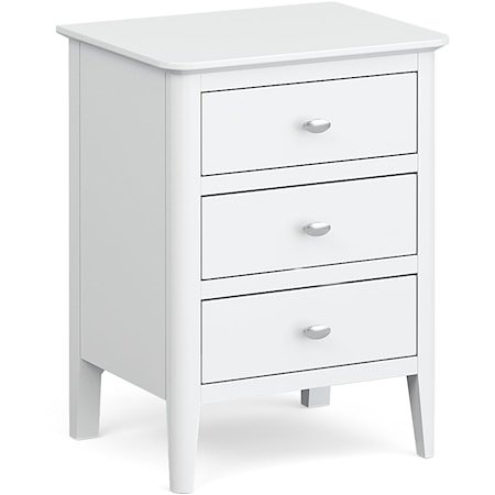 Three-Drawer Bedside Table