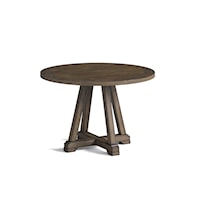 Rustic Round Counter Height Table