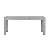 Contemporary Compact Extension Dining Table with Removable Leaf