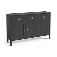 Contemporary 3-Door Large Sideboard