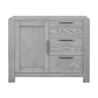 Contemporary 3-Drawer Small Sideboard
