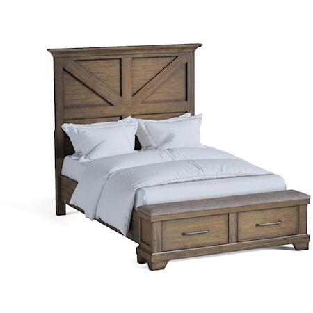 Stone Creek Queen Bed W/Storge