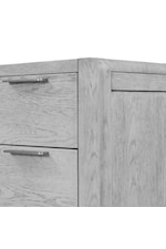 Global Home Amsterdam Contemporary 2-Drawer Console Table with Lower Shelf