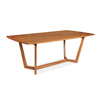 Mid-Century Modern Rectangular Dining Table