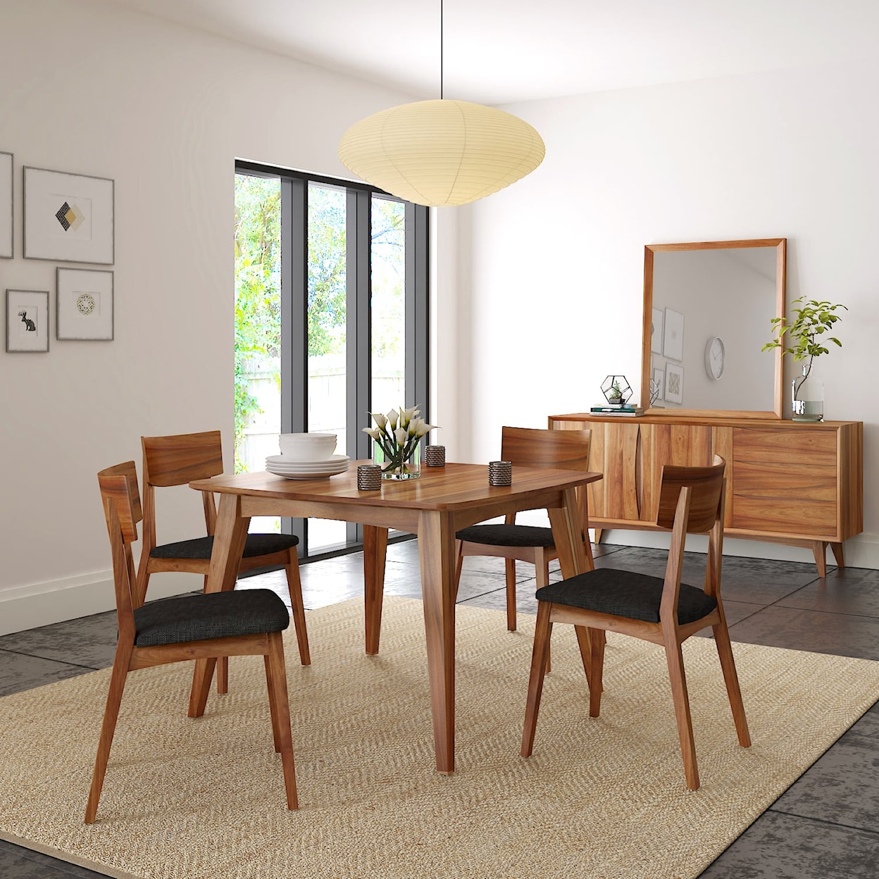 Global Home      Square Dining Table