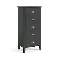 Contemporary Tallboy 5-Drawer Chest