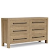 Riverside Furniture Davie Davie Six Drawer Dresser