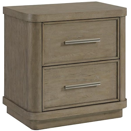 Pasadena Two Drawer Nightstand