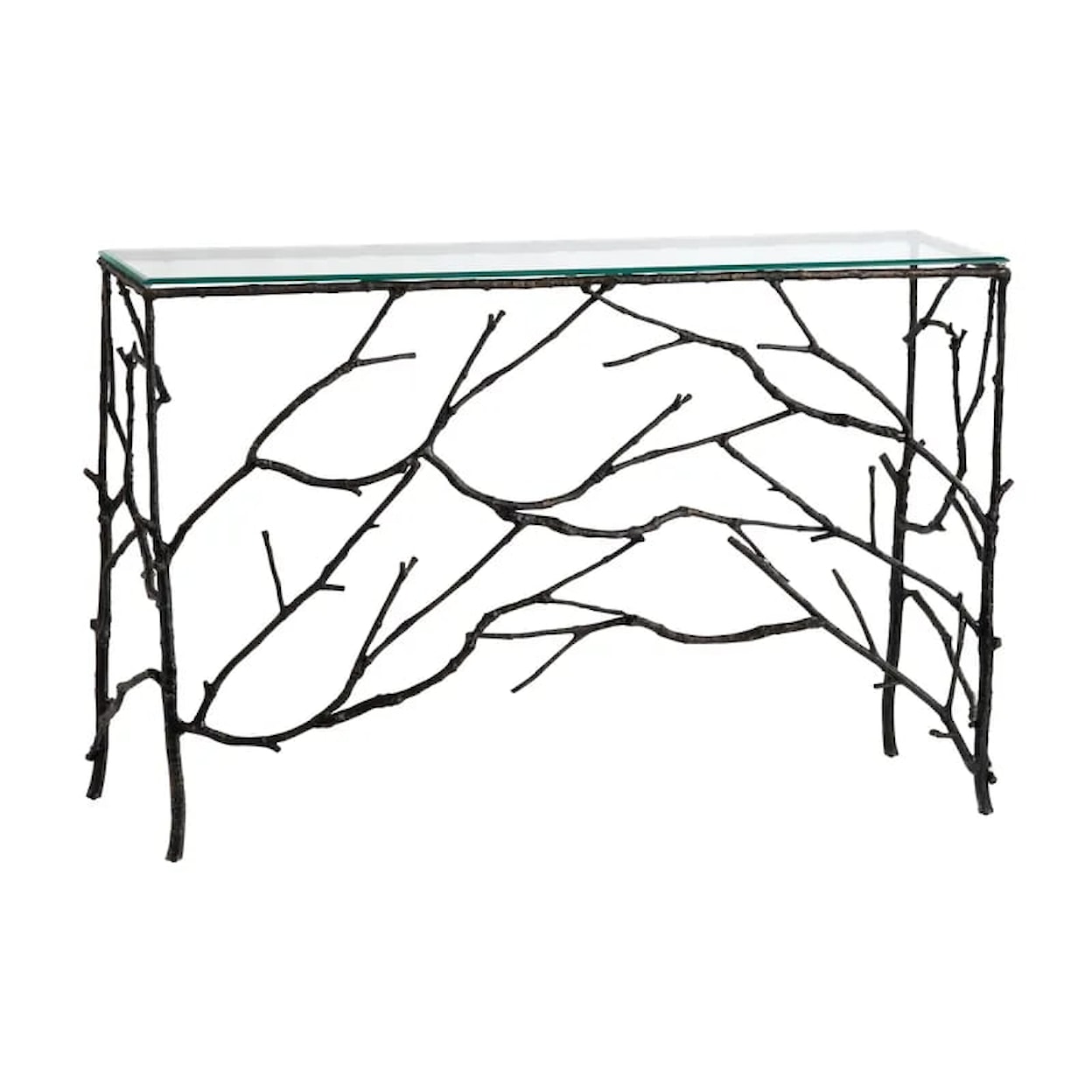 Crestview Collection Console Twigs Cast Metal Console Table