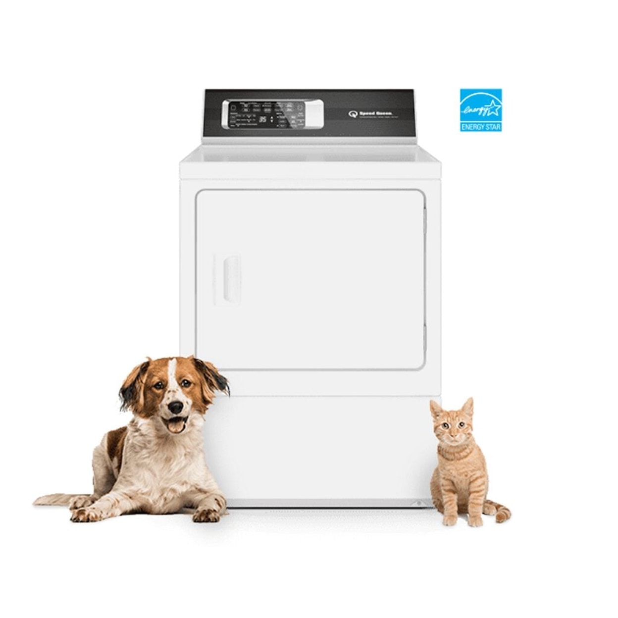 Speed Queen Laundry DR7 Sanitizing Electric Dryer with Pet Plus