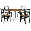 Signature Design by Ashley Blondon Dining Table And 4 Chairs (Set Of 5)