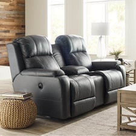 Reclining Loveseat w/ Console