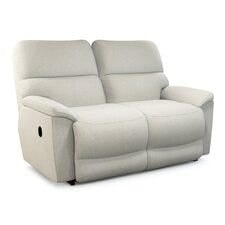 Casual Power Reclining Loveseat with Power Headrest and Lumbar