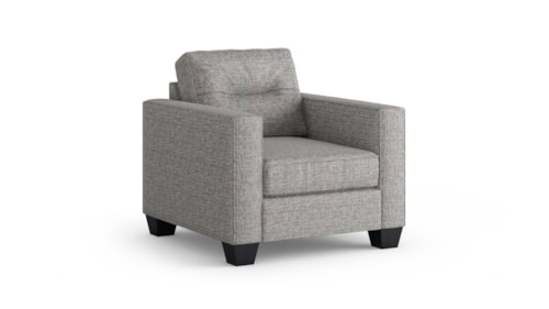 Transitional Chair with Track Arms