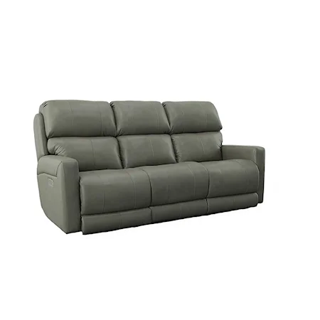 Power Reclining Sofa with Power Headrests & Lumbar