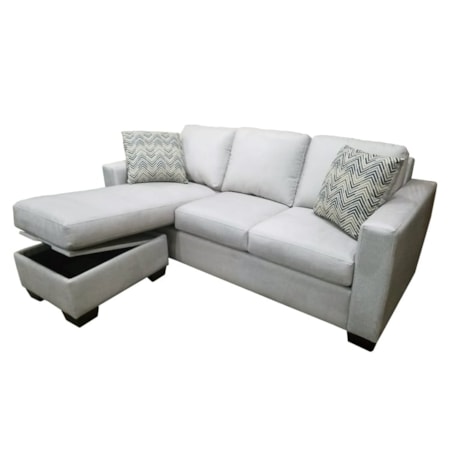 Sofa Chaise w/ Stor.